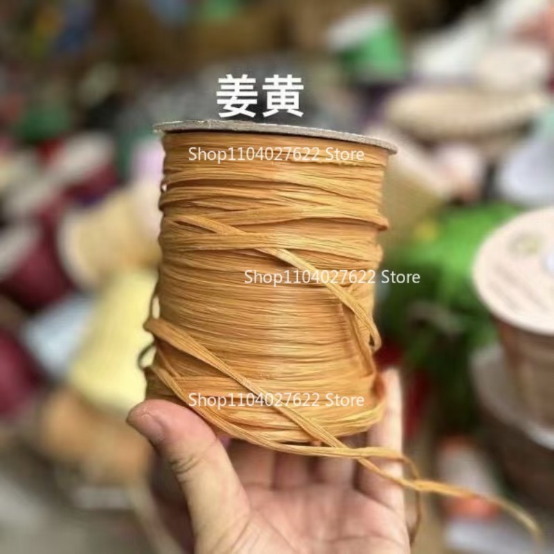 120g/roll Matte Raffia Grass C - Crochet Bag Raffia ulasan dan harga