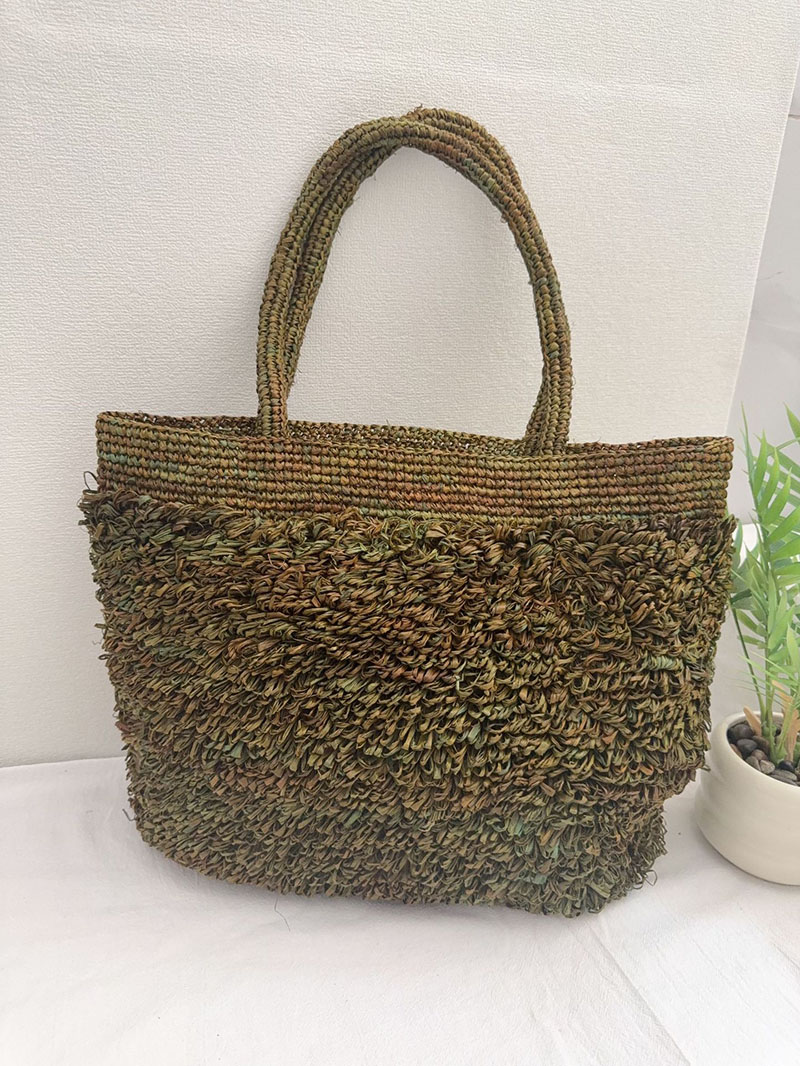 Luxury Raffia Straw Bag Bohemi - Crochet Bag Raffia ulasan dan harga