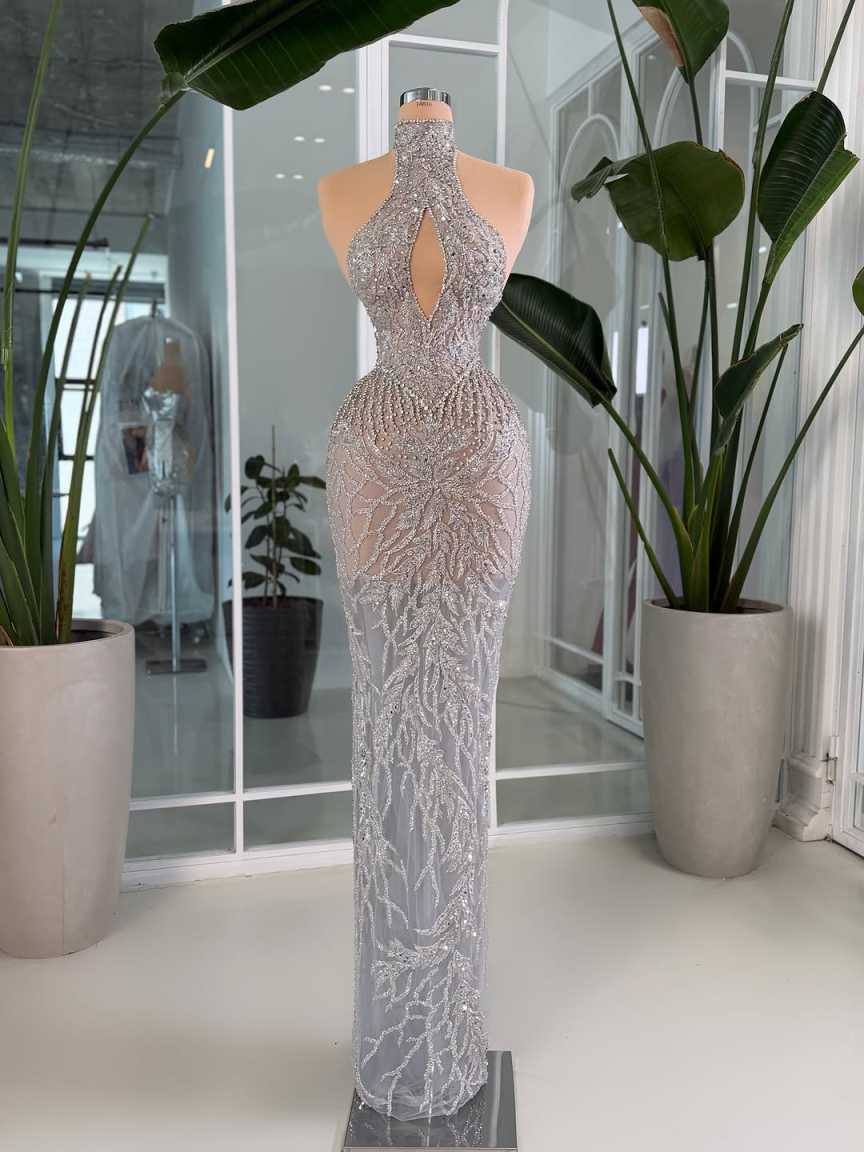 Sleek Evening Dresses Halter N - Maxi Dress Halter ulasan dan harga